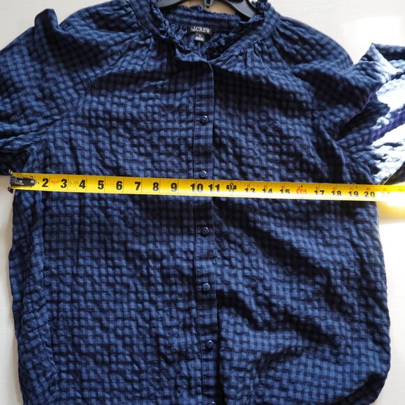 J. Crew Plaid Button Down size 16 - Picture 7 of 9